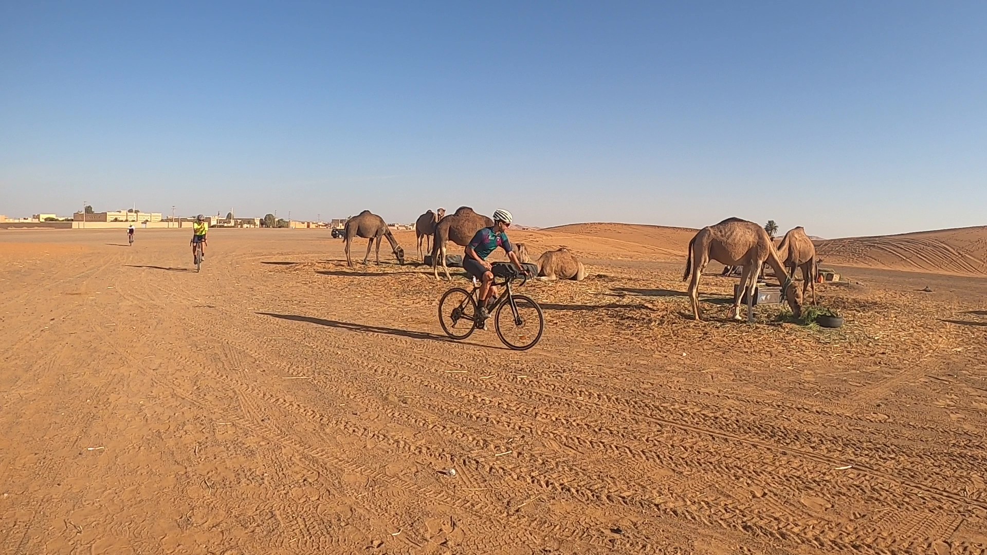 try mountain biking around the Sahara Desert for a surreal experience