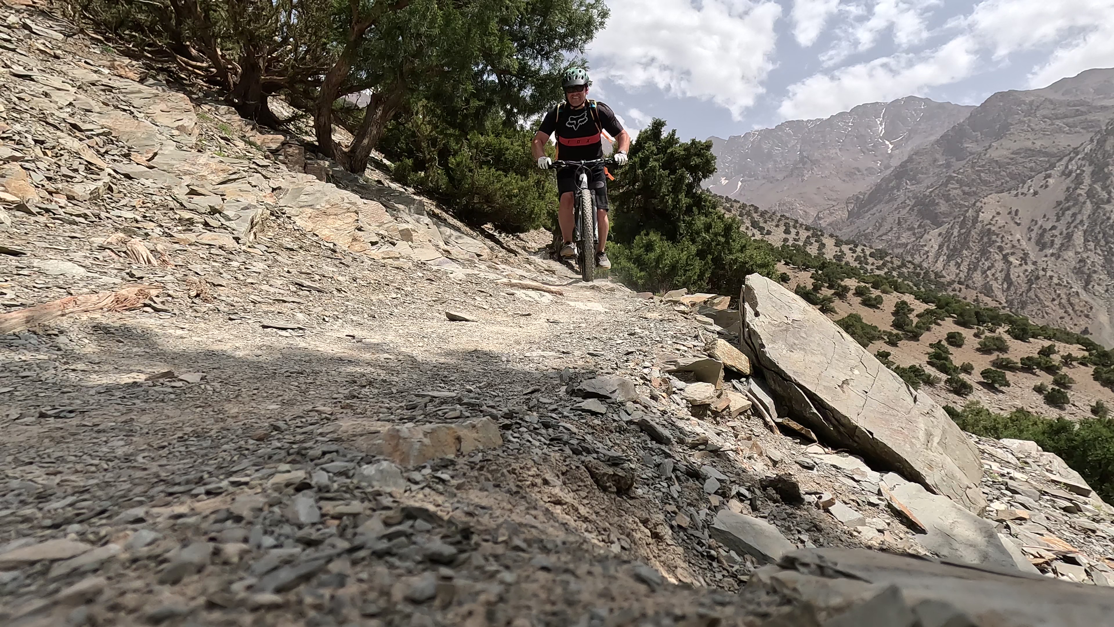 The High Atlas Mountains are a mountain biker&rsquo;s playground of dramatic scenery