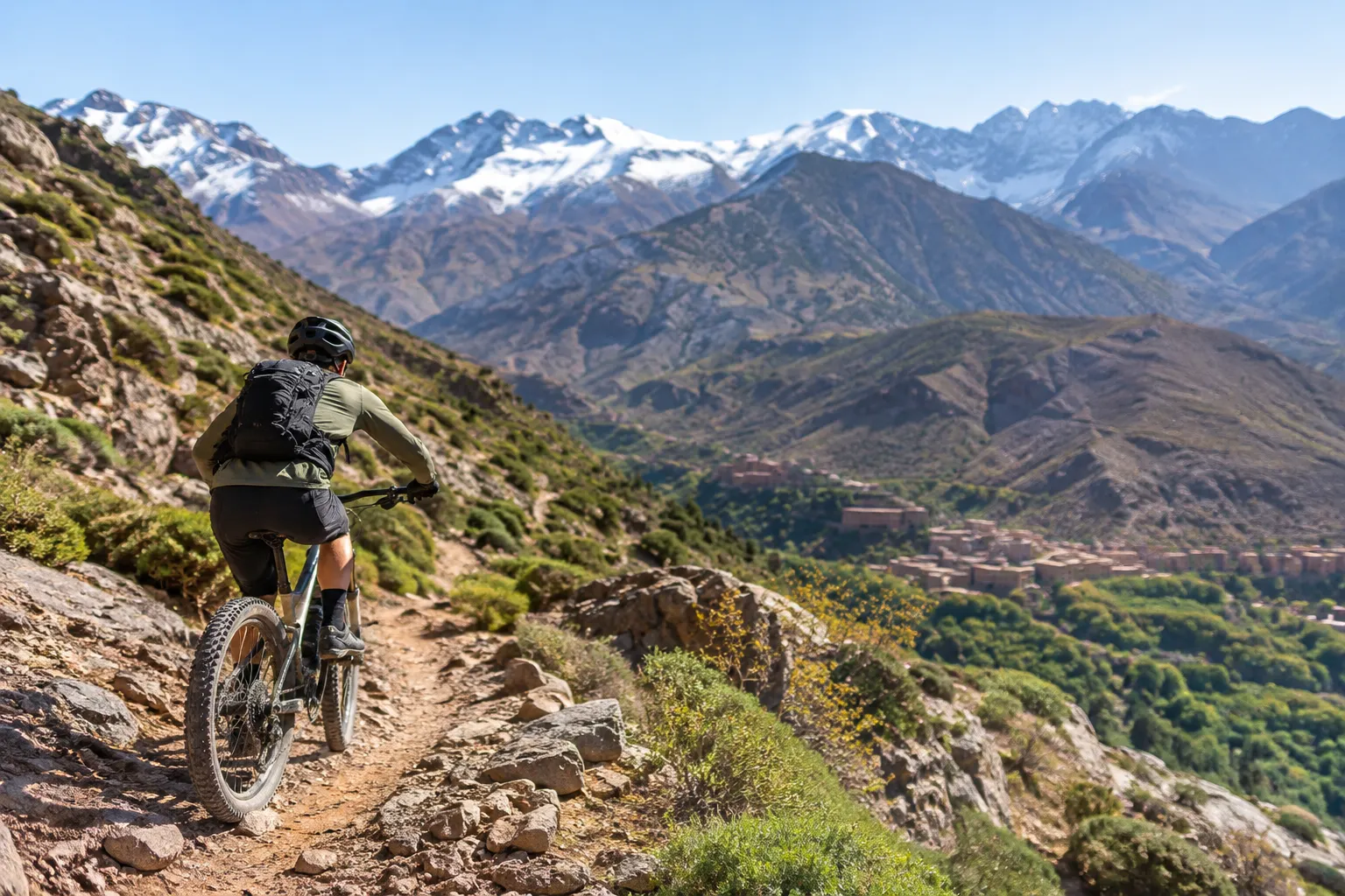Biking in Morocco across mountains, valleys and desert